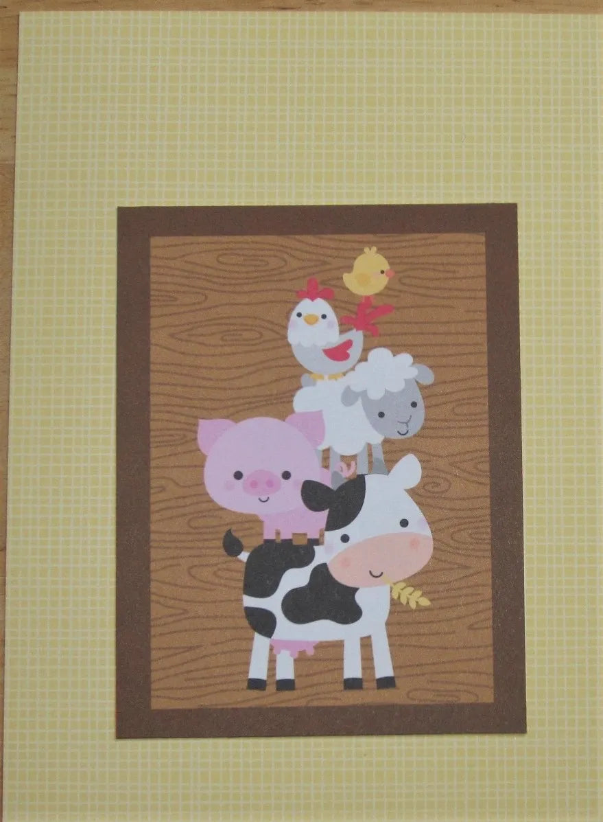 Petting Zoo Scrapbook Pages